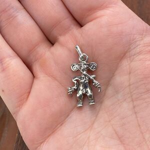 Vintage 925 Sterling Silver Southwestern Fertility Kachina Pendant Charm